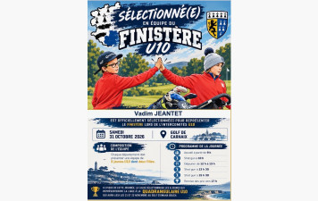 VADIM JEANTET SÉLECTIONNÉ DANS L’ÉQUIPE DU FINISTÈRE U10